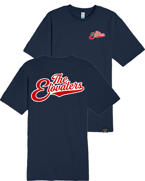 Cursive Logo Tee (Navy)