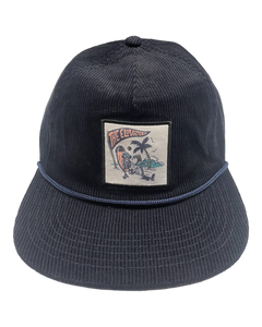 Endless Summer Blue Corduroy Unstructured Hat