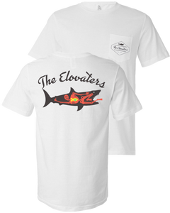 Shark Pocket Tee (White)