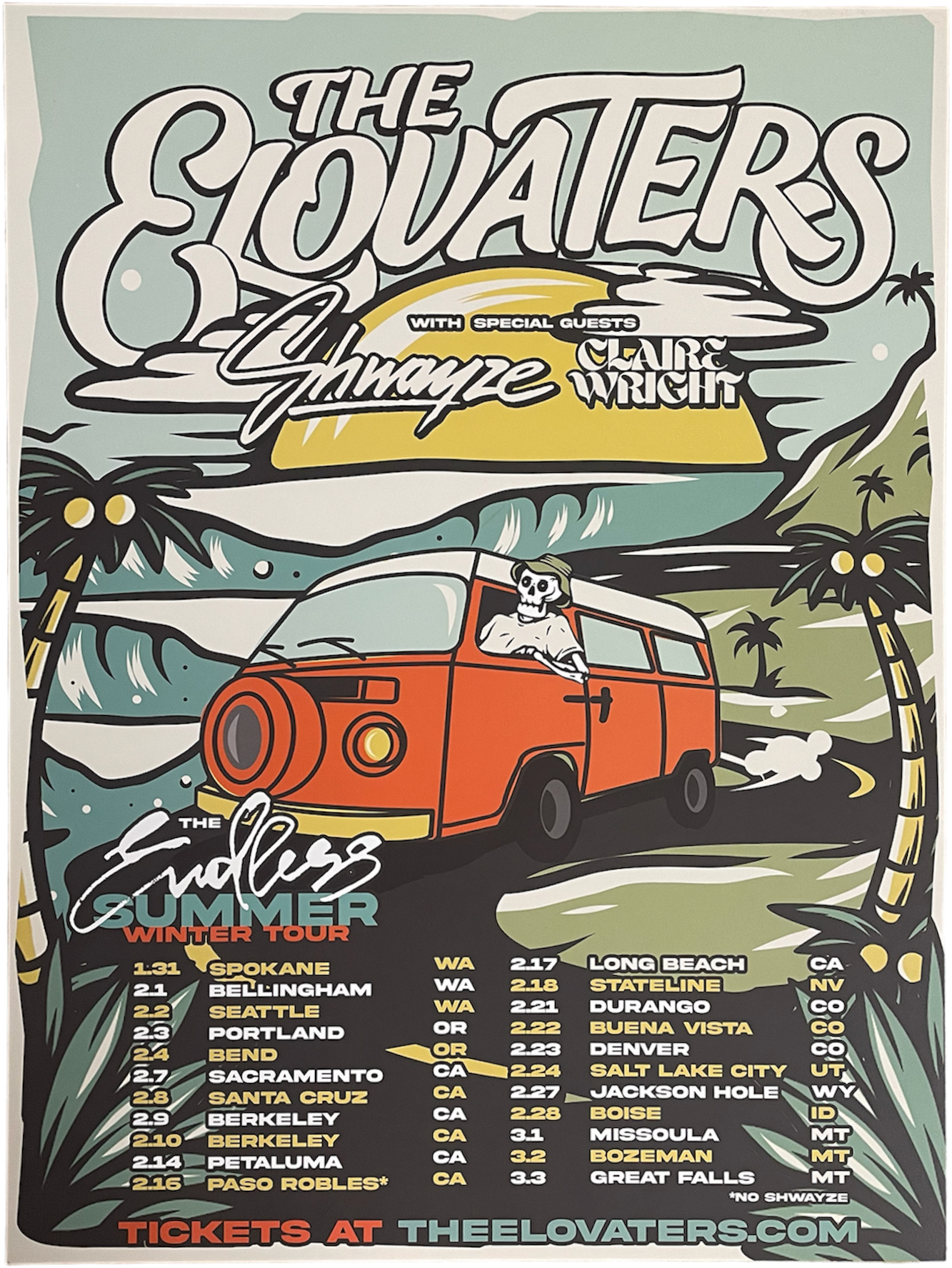 The Endless Summer - Winter 2024 Tour Poster