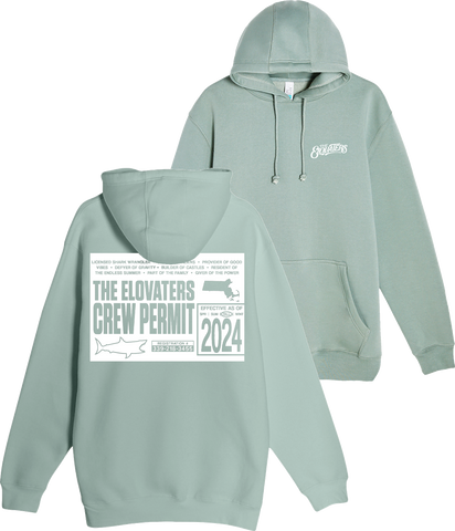 Beach Permit Hoodie - Sage