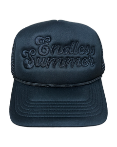 Black on Black Endless Summer Trucker Hat