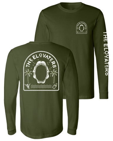 Shark Jaw Long Sleeve (Army Green)