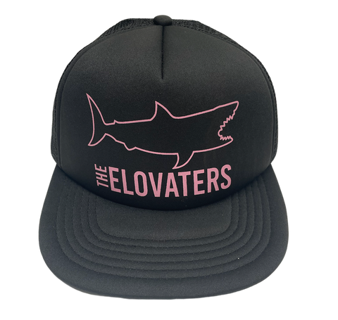 Beach Cruiser Hat (Black and Pink)
