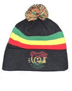 Rasta Pom Bear Beanie