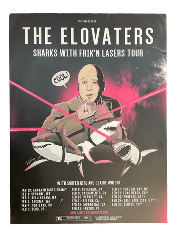 Sharks With Frik'n Lasers Tour Poster